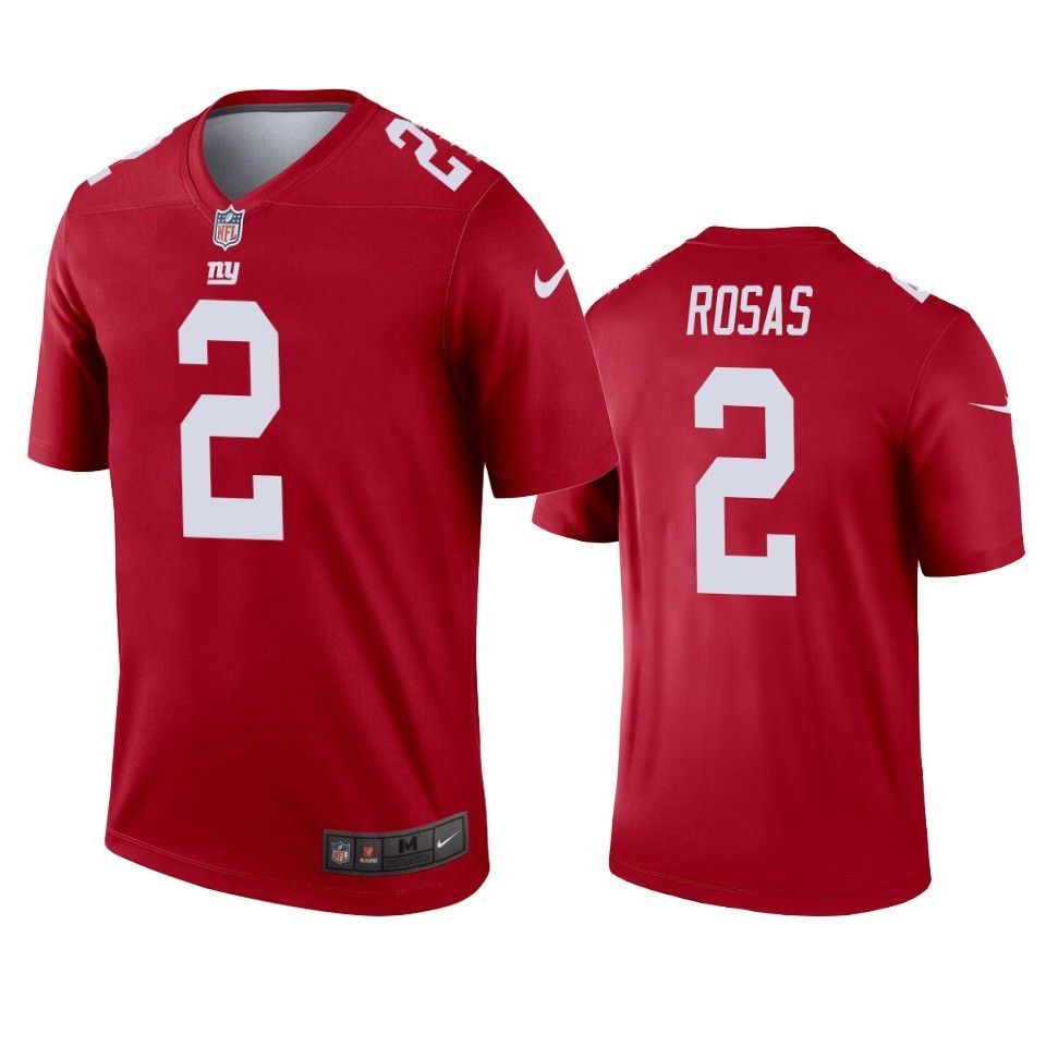 New York Giants Aldrick Rosas 2019 Inverted Legend Red Jersey