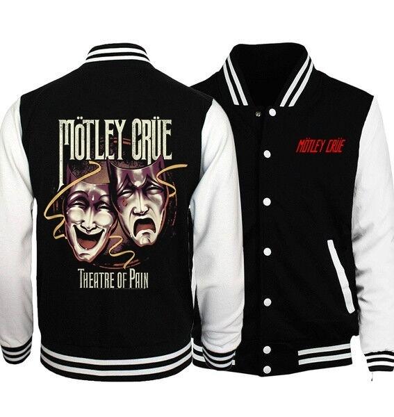 Theatre Of Pain Motley Crue Baseball Jacket Sweatshirt T-Shirt