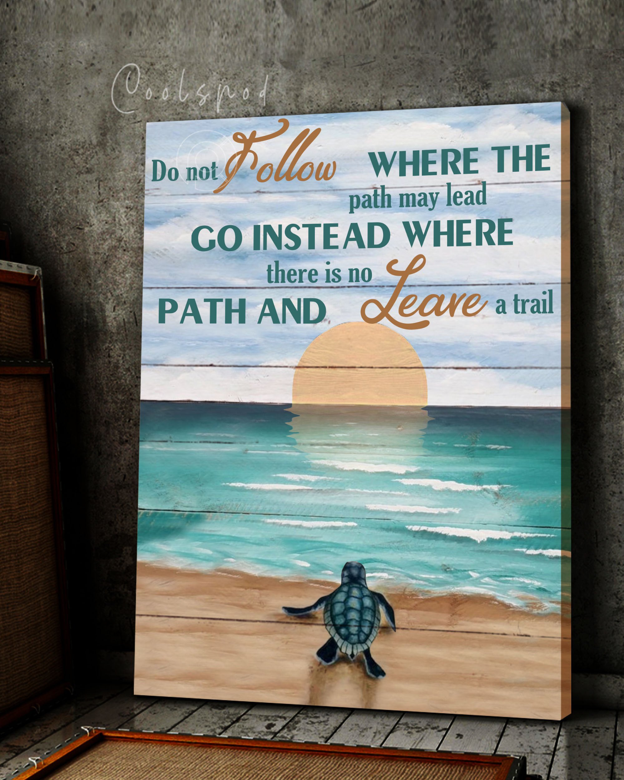 Canvas – Turtle – Leave A Trail