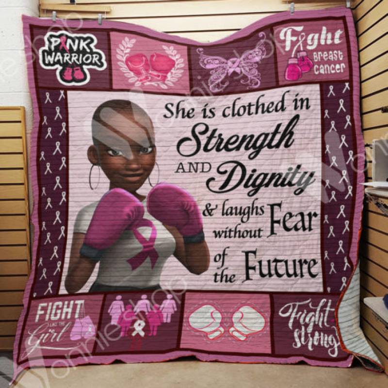 Black Women Breast Cancer Blanket SEP1601 95O49