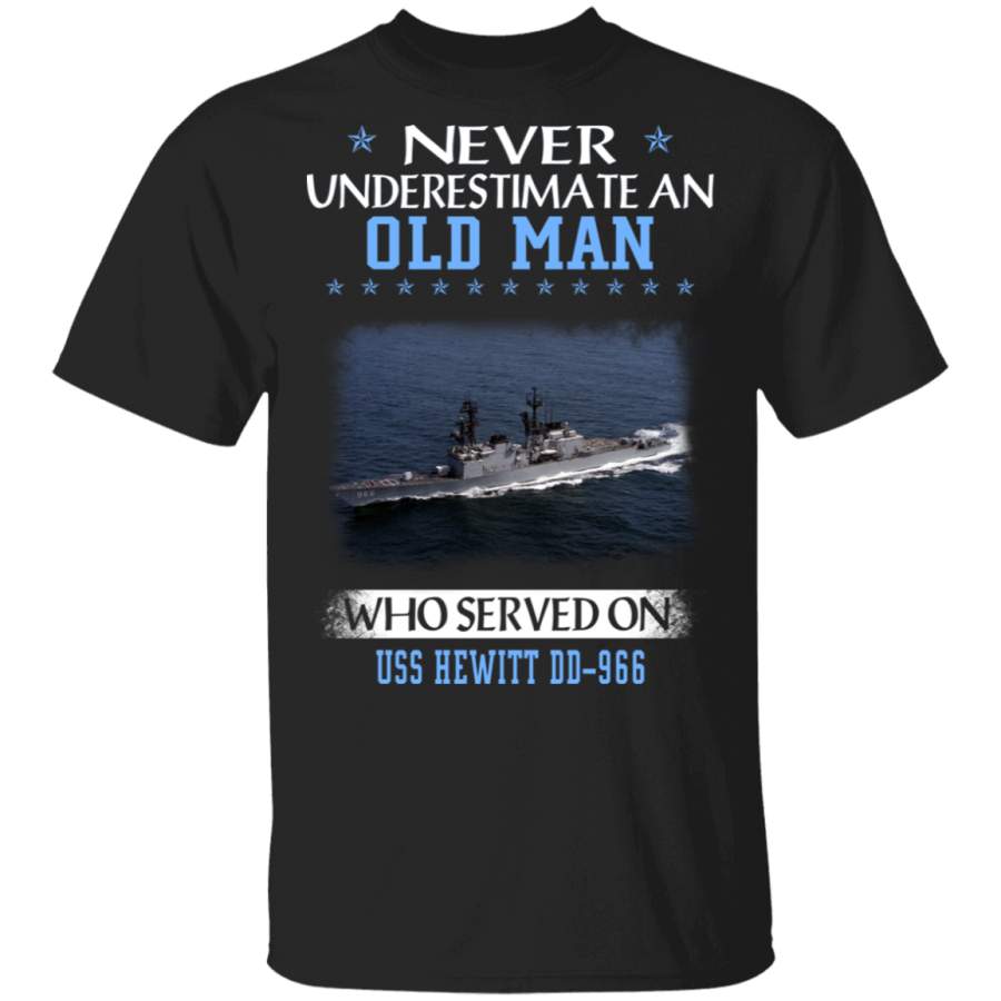 USS Hewitt DD-966 Veterans Day Christmas Gift T-Shirt