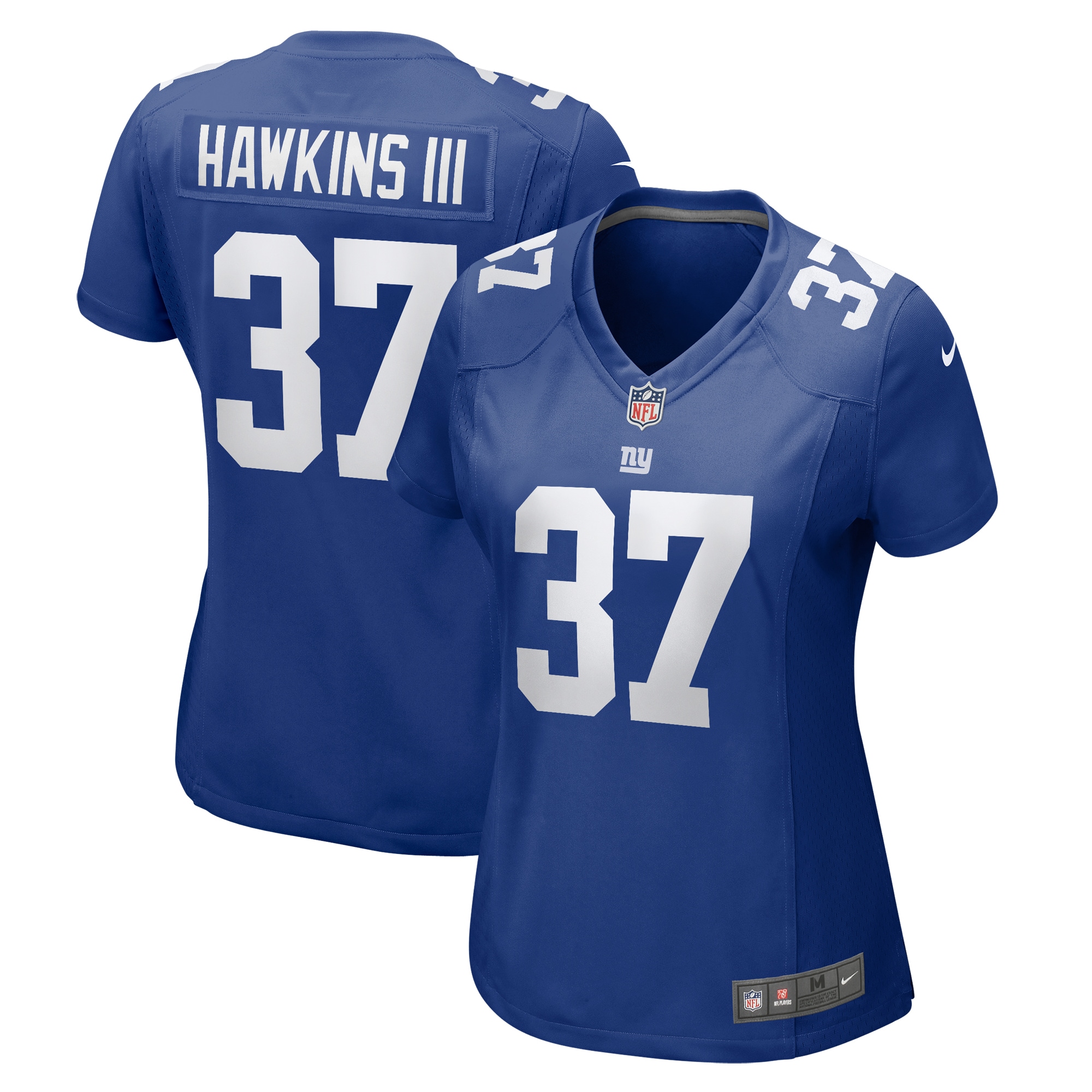 Women’s New York Giants Tre Hawkins  Royal  Game Jersey