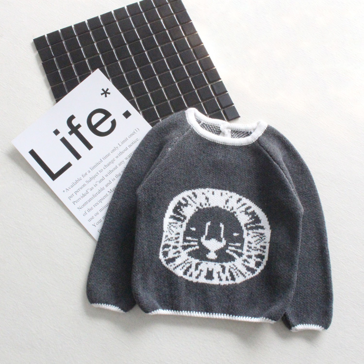 New Sweaters Cute Cartoon Wool Knit Pullover Sweaters For Boys And Girls Winter Sweater Alx Bespoketshirt