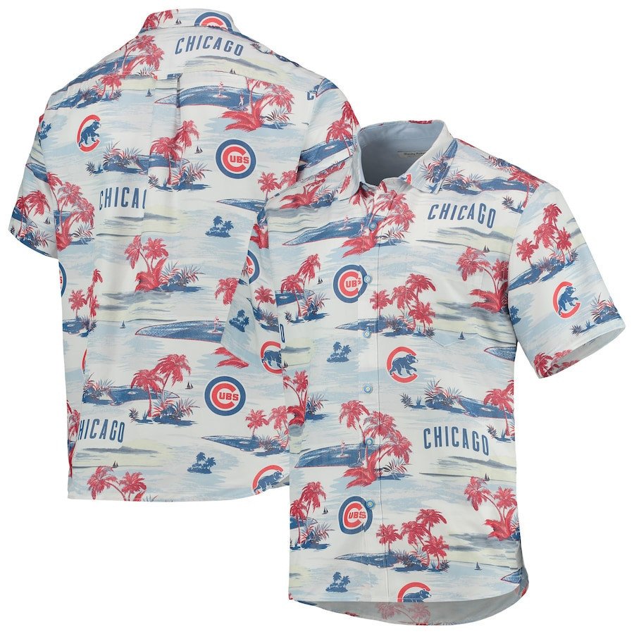 Chicago Cubs Bahama Coconut Point Island Hawaii Shirt White Ha82212