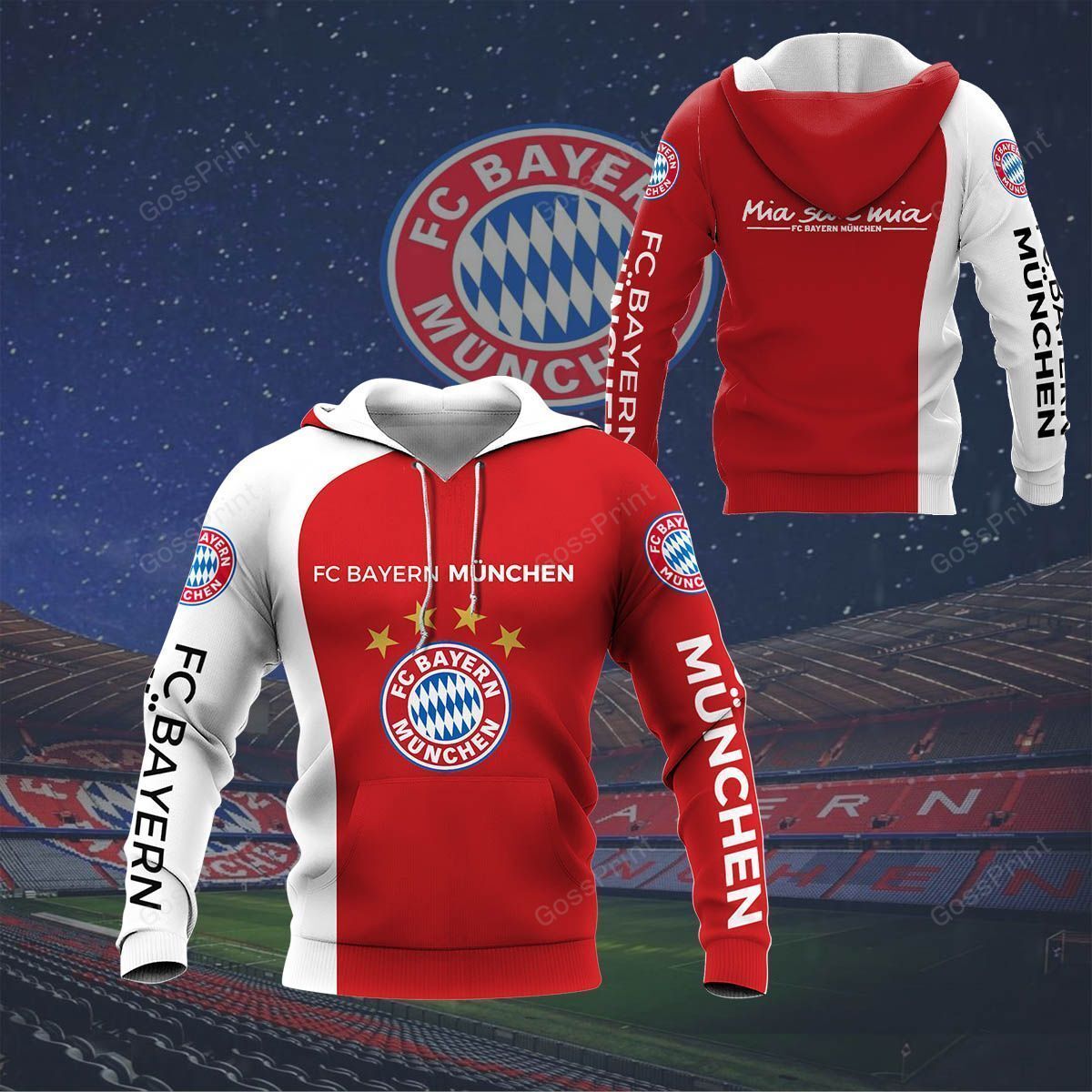 3D All Over Printed Bayern Muchen Shirts Ver 37