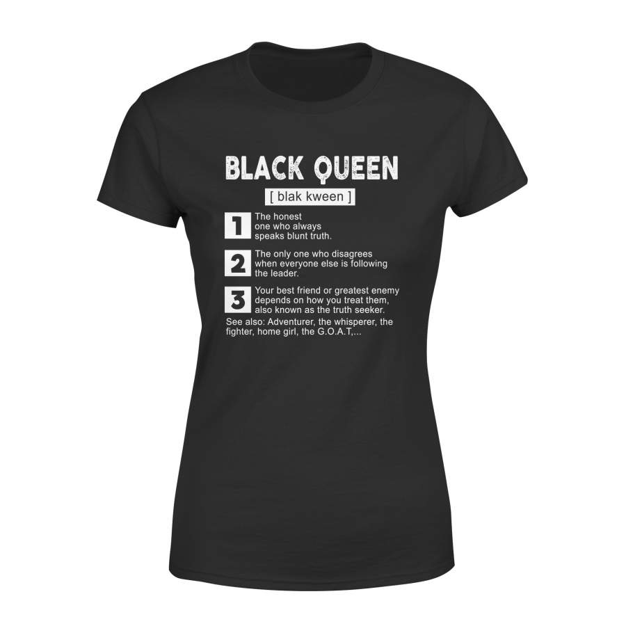 Black Queen 123 Fit T-shirt