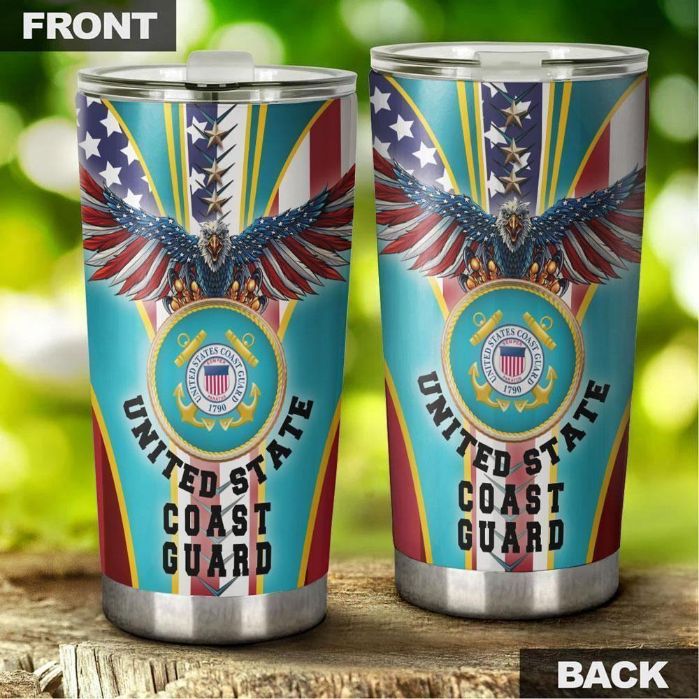 United States Coast Guard Tumbler Stainless Steel