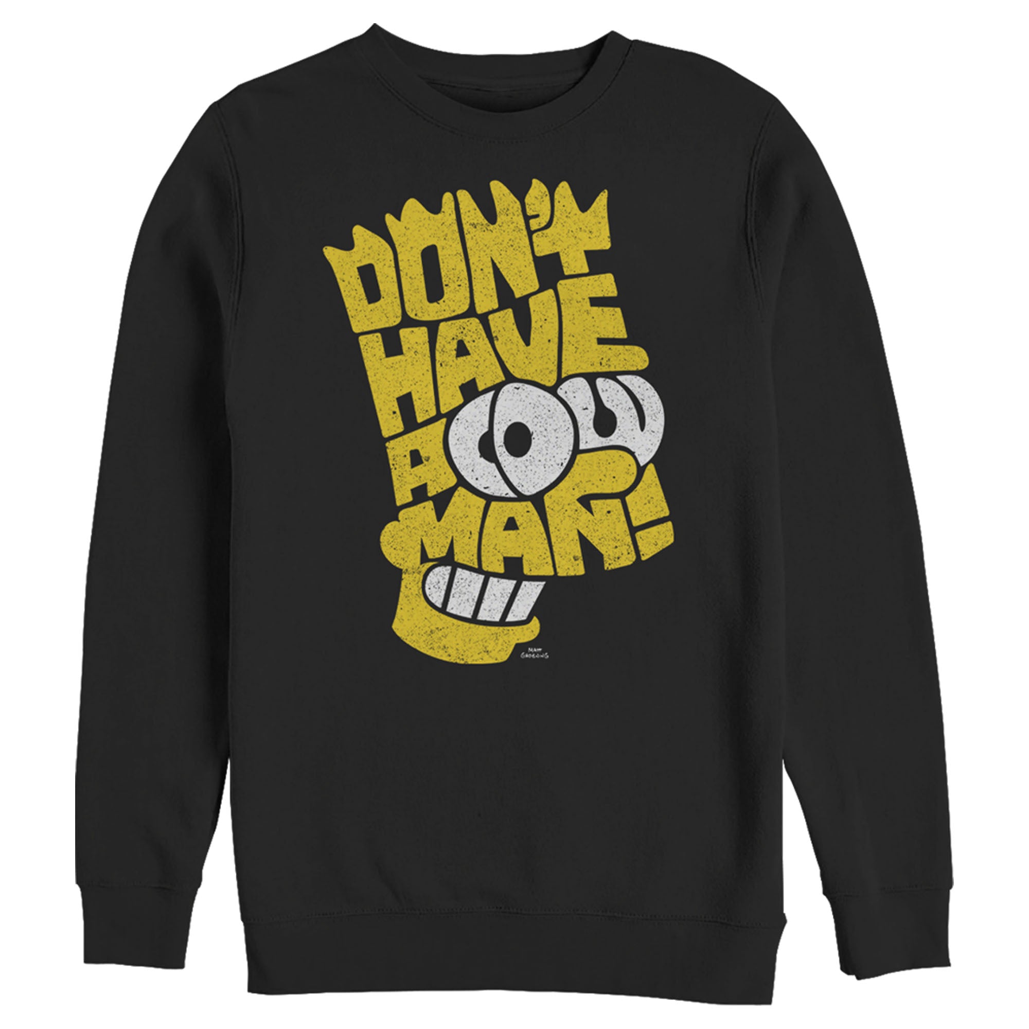 The Simpsons Men’S Don’T Have A Cow  Sweatshirt