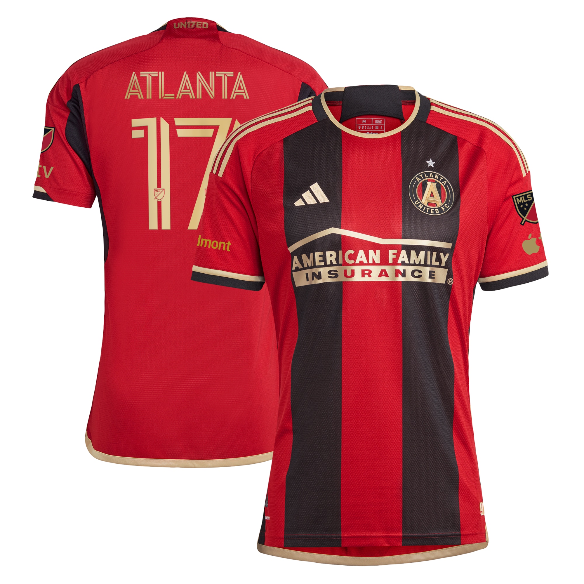 Atlanta United FC 2023 The 17s' Kit Authentic Jersey – Black 2