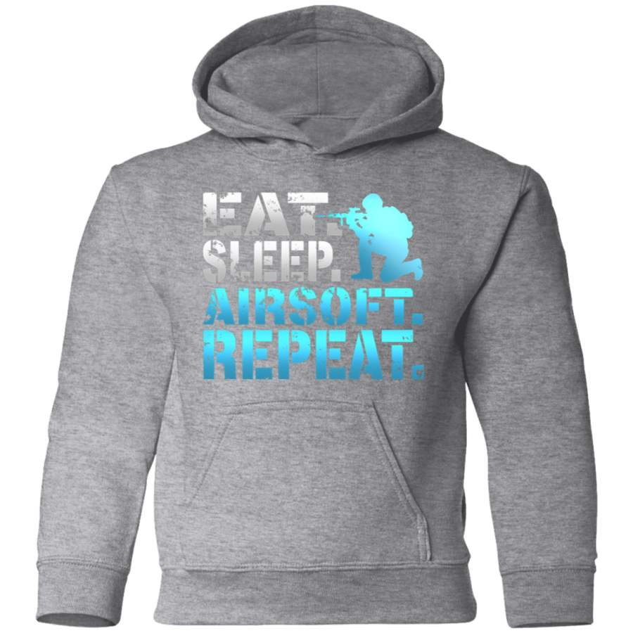 AGR Eat Sleep Airsoft Repeat Toddler Pullover Hoodie