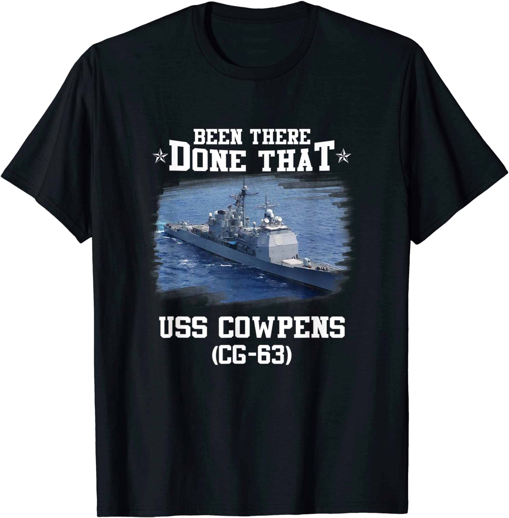 USS Cowpens CG-63 Ticonderoga Class Cruiser Father Day Gift T-Shirt