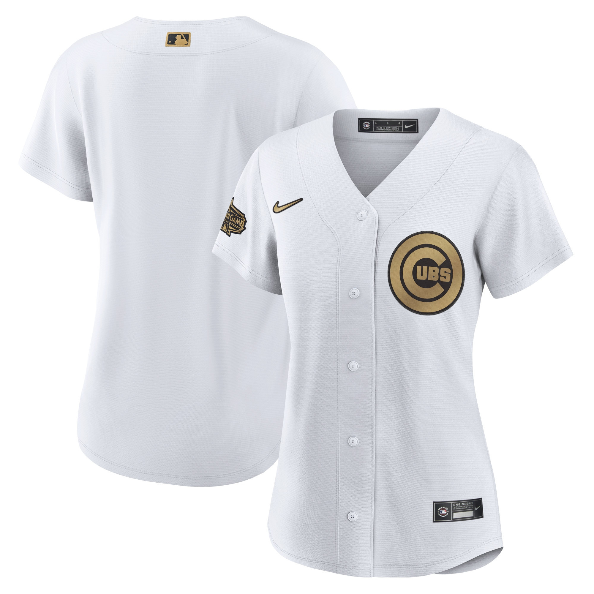 Chicago Cubs Womens 2022 MLB All-star Game Replica Blank Jersey – White MLB