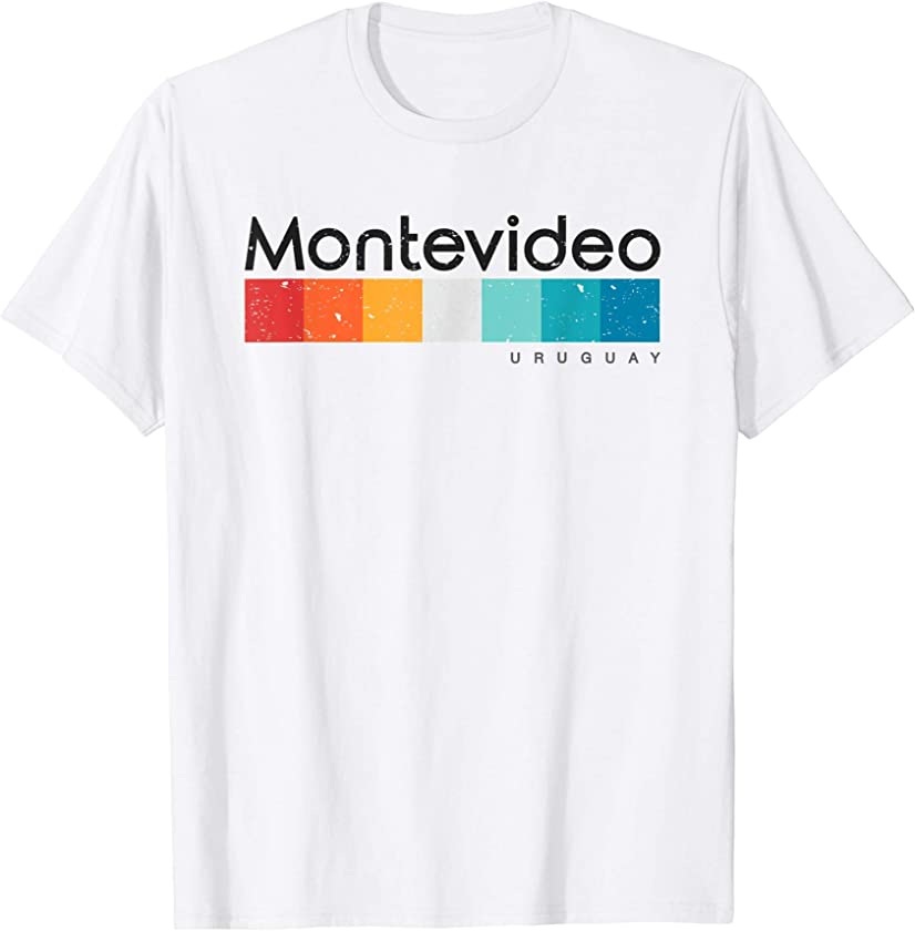 Vintage Montevideo Uruguay Retro Design T-Shirt