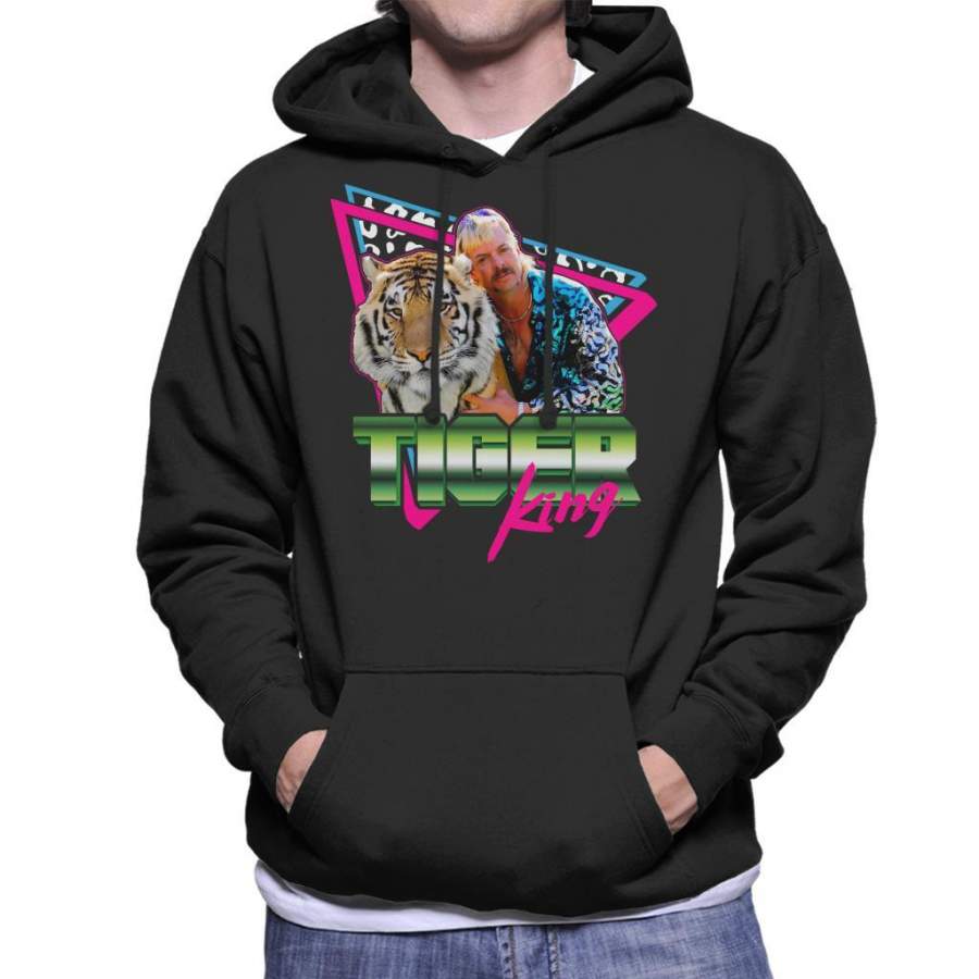 Joe Exotic Tiger King 80s Retro Men’s Hooded Sweatshirt