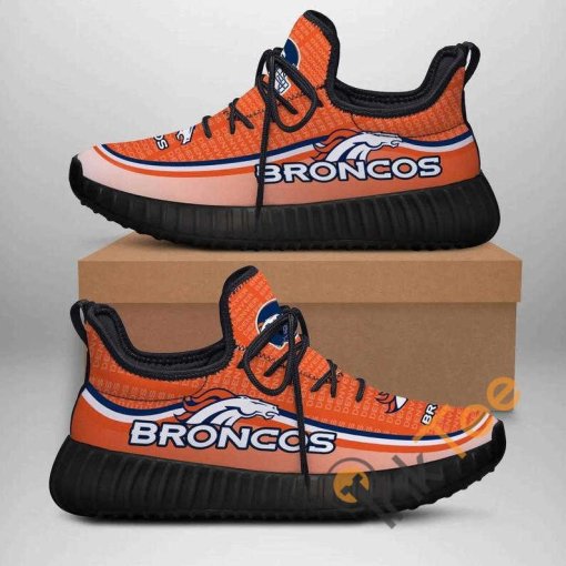 Denver Broncos No 354 Custom Shoes Personalized Name Yeezy Sneakers