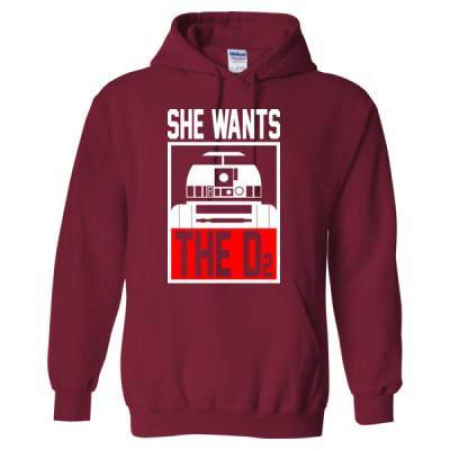 AGR She Wants The D2 – Heavy Blend™ Hooded Sweatshirt