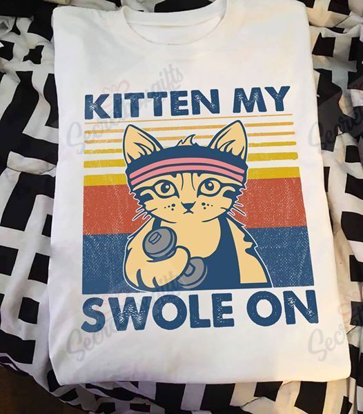 Cat Kitten My Swole On YQ2602203CL T-Shirt