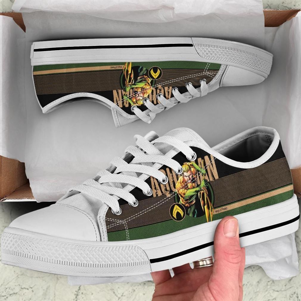 Aquaman Low Top Vans Shoes