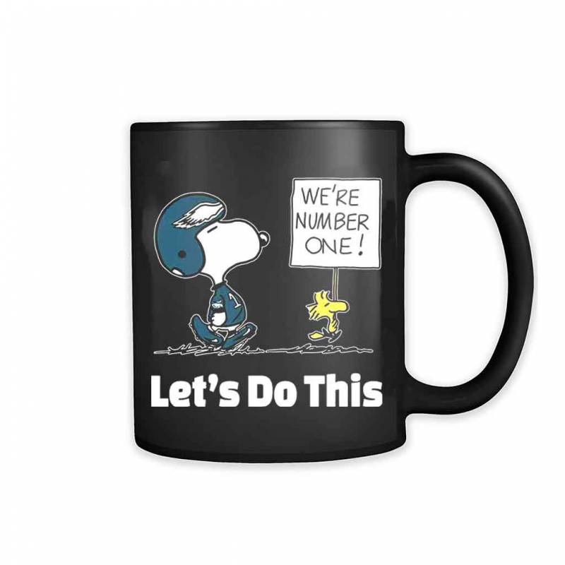 1philadelphia Eagles Snooopy We Are No1 11oz Mug