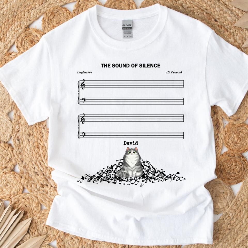 The Sound Of Silence – Personalized T Shirts For Cat Lover – Trending Personalized