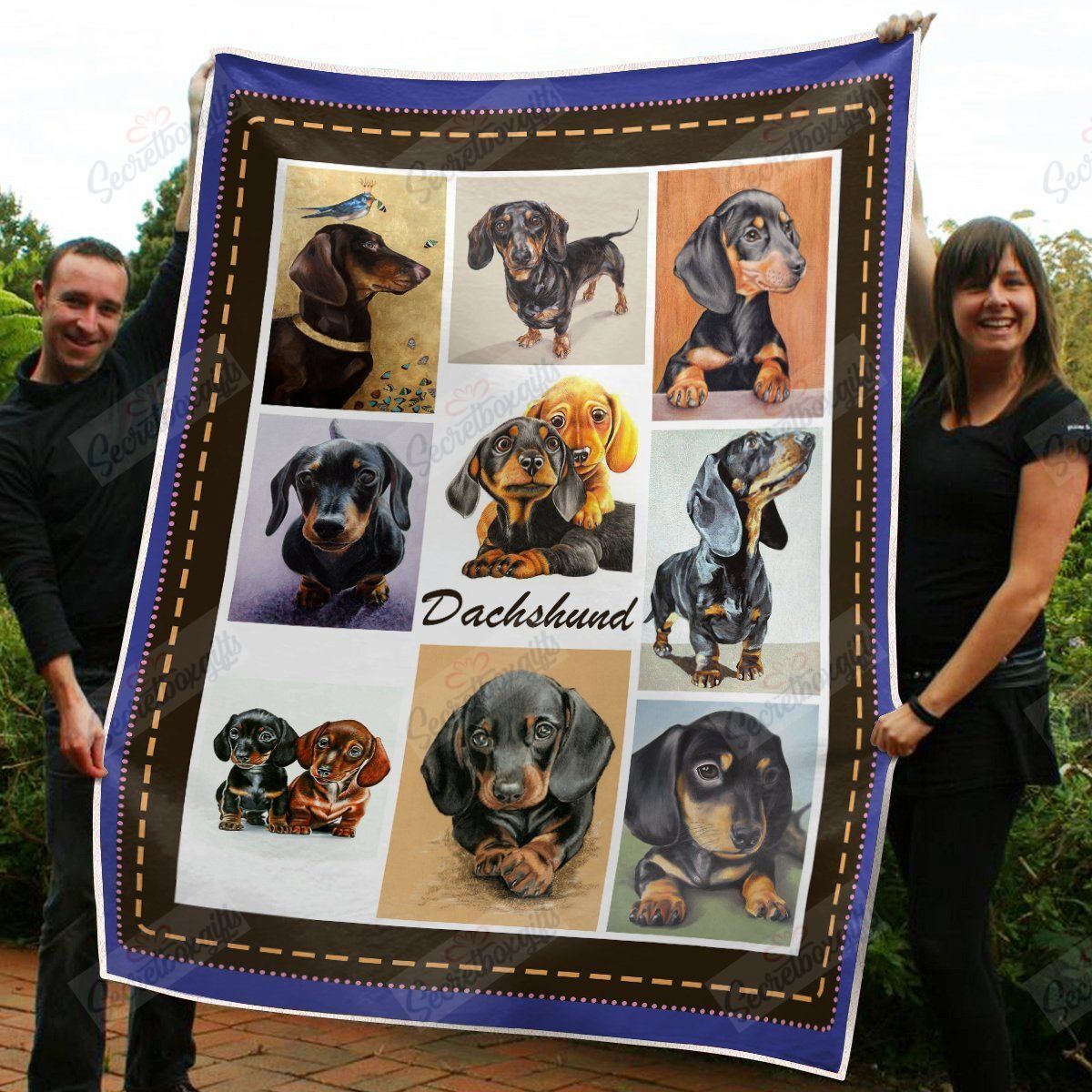 Dachshunds Puppy Yq2901277Cl Fleece Blanket