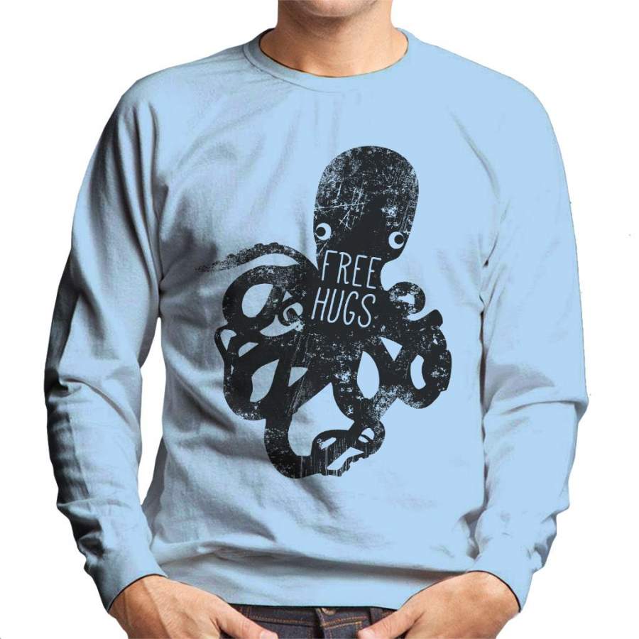 Dark Octopus Free Hugs Men’s Sweatshirt