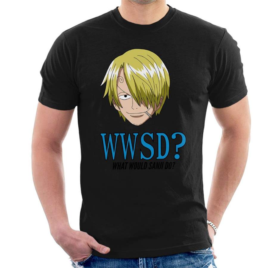 WWSD What Would Vinsmoke Sanji Do One Piece Men’s T-shirt