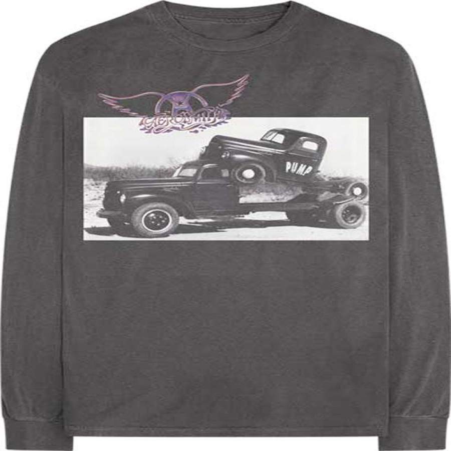 Aerosmith – Truck-Longsleeve – Black t-shirt