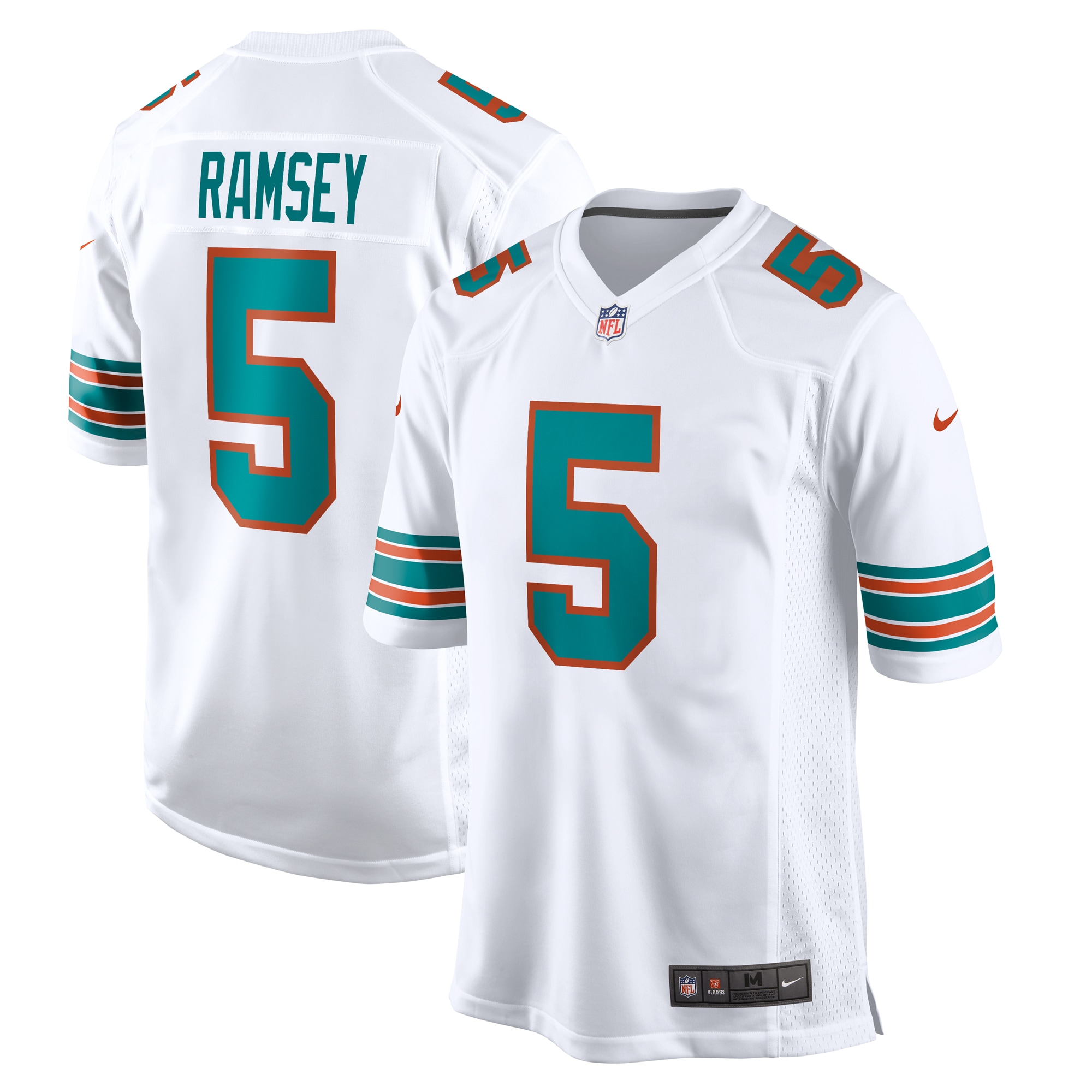 Men’s Miami Dolphins Jalen Ramsey White Alternate Game Jersey