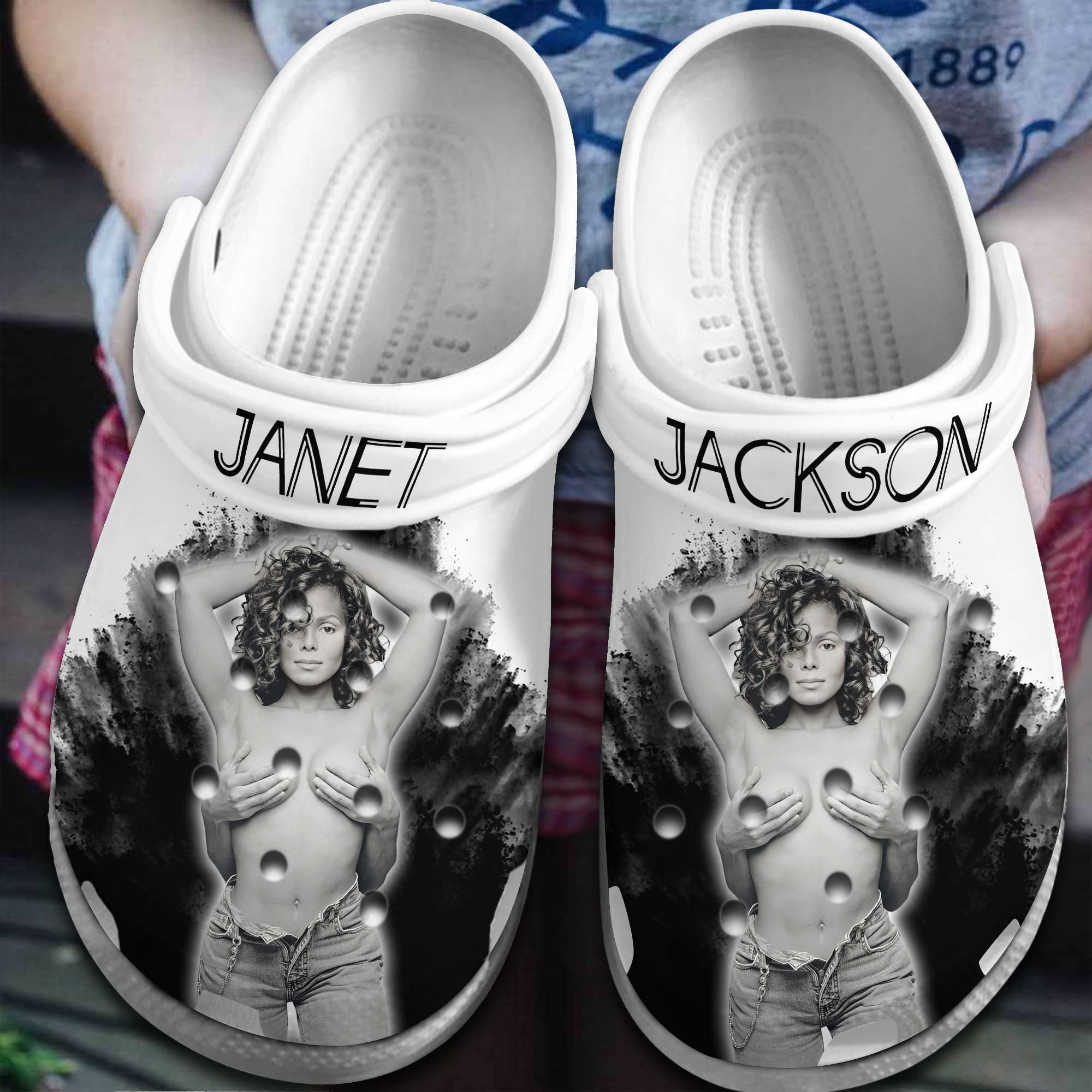 Janet Jackson Singer Music Crocss Clogs For Men Women And Kid X0Heplvu