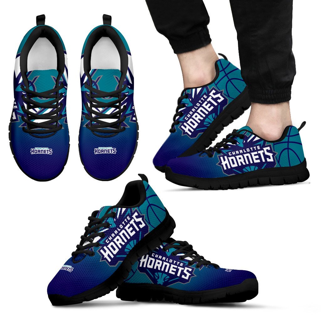 Charlotte Hornets Running Shoes Sneakers   L