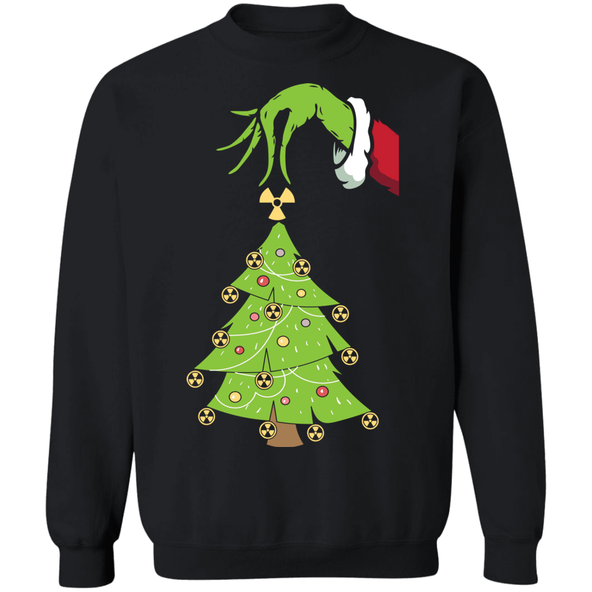 Who Stole Rad Tech Symbol Ugly Christmas Sweatshirt