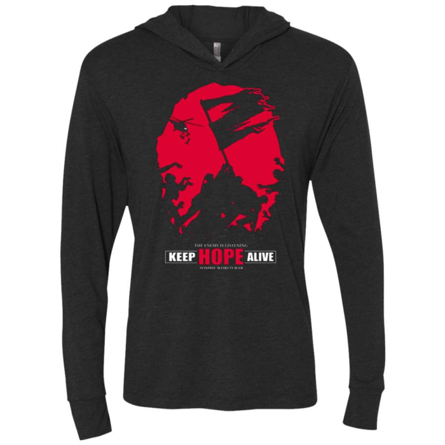 WWZ Triblend Long Sleeve Hoodie Tee