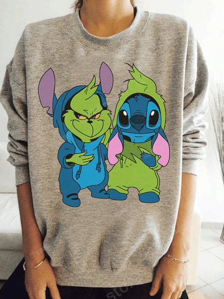 Stitch And Grinch Sweater