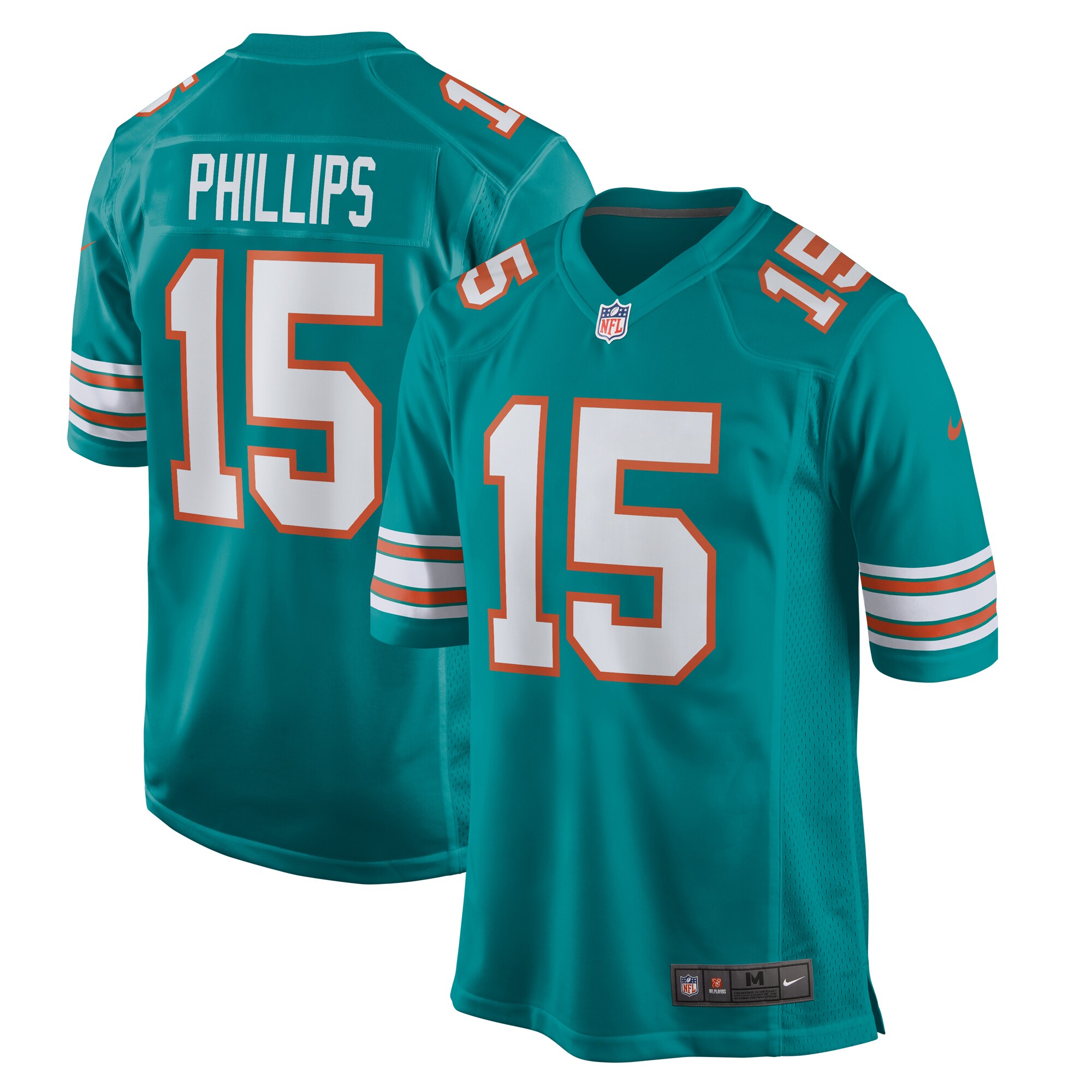 Jaelan Phillips Miami Dolphins Alternate Game Jersey – Aqua