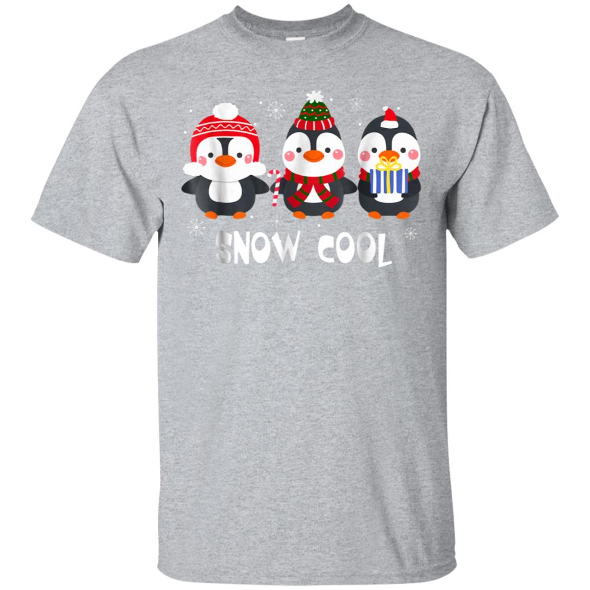 Cute Penguin Shirt Snow Cool Christmas Men Women Kids Tshirt