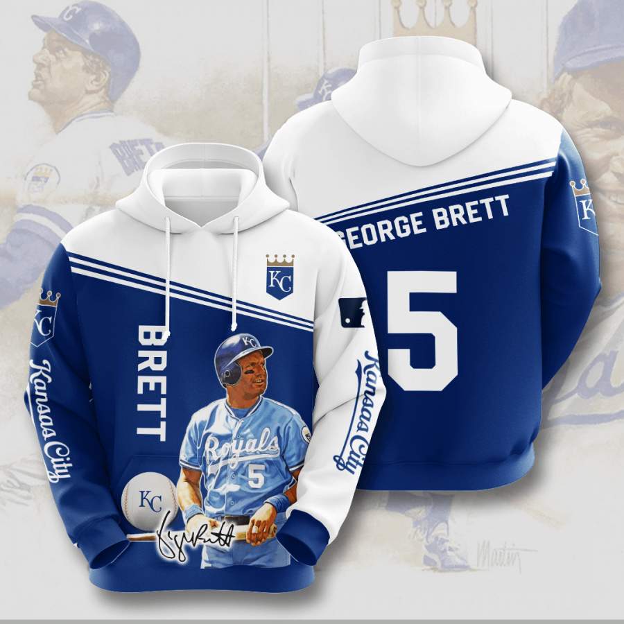 Kansas City Royals George Brett Hoodie Unisex 3D All Over Print