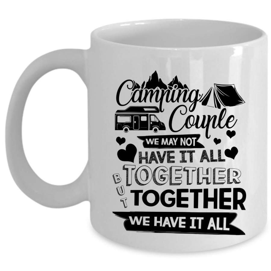 Cute Gift For Couple Coffee Mug, Camping Couple Cup
