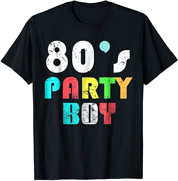 80’s Party Boy Retro Vintage Grunge T-Shirt