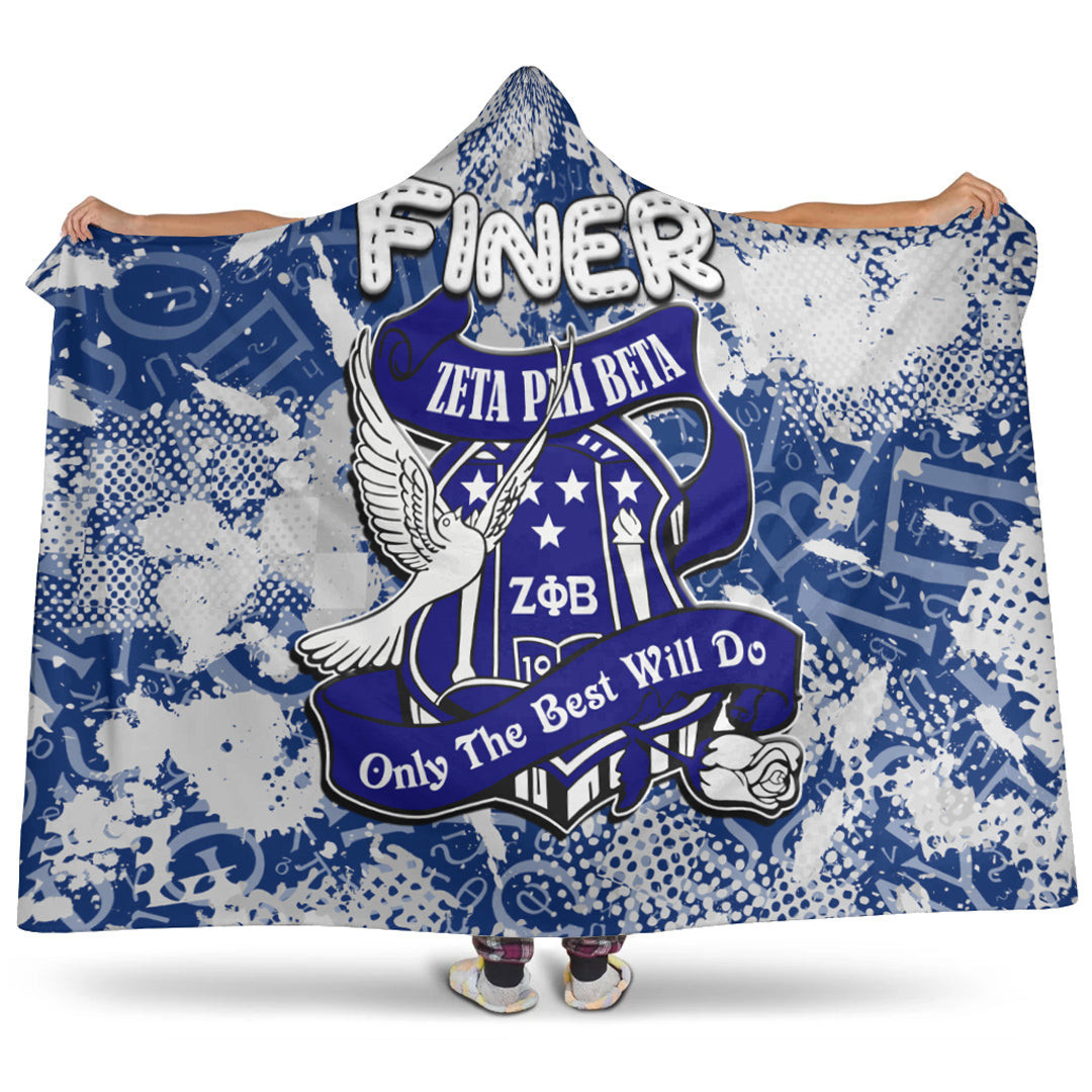 Africa Zone Hooded Blanket – Zeta Phi Beta Sport Style Hooded Blanket A31