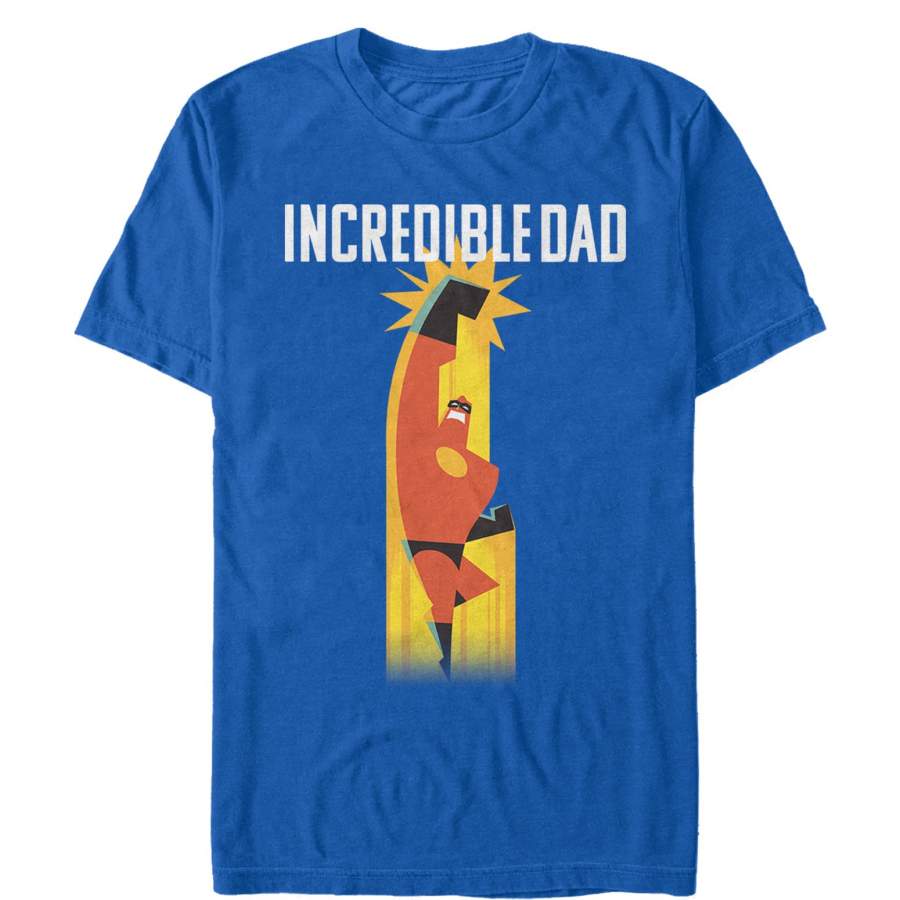 The Incredibles 2 Men’s Incredible Dad Geometric  T Shirt