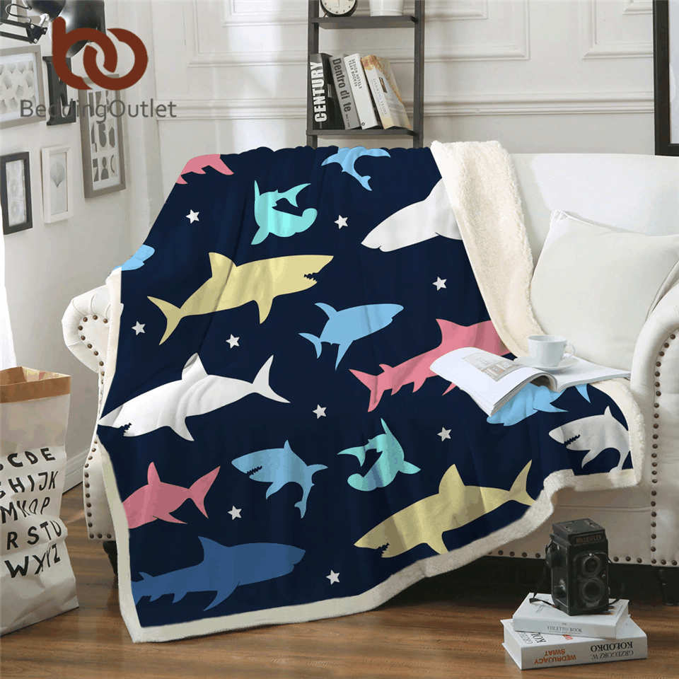 Shark Clm140836 Sherpa Fleece Blanket