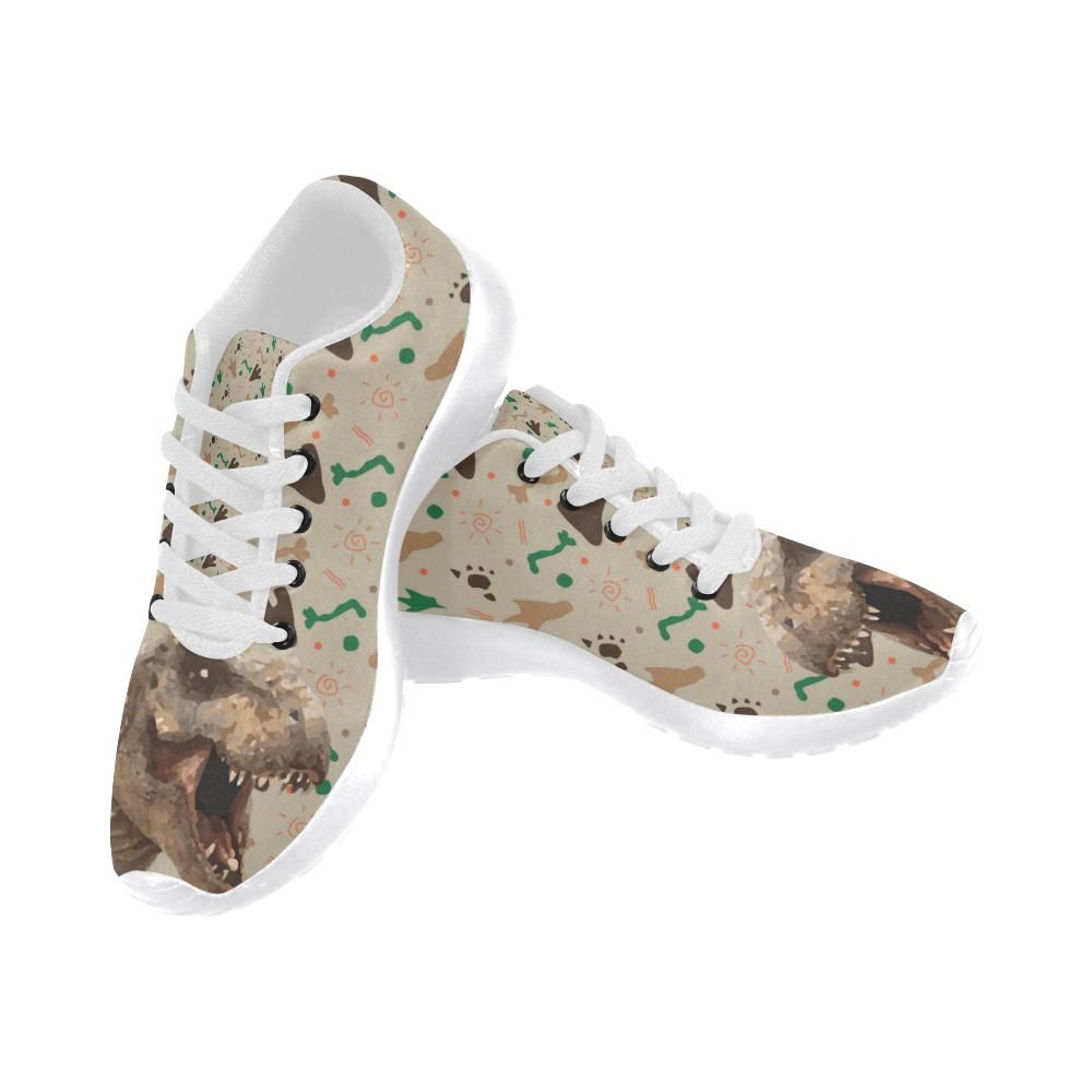 T-Rex White Sneakers Shoes