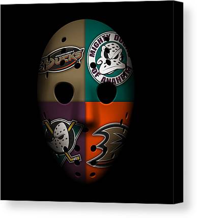 38 Anaheim Ducks Joe Hamilton Canvas Print