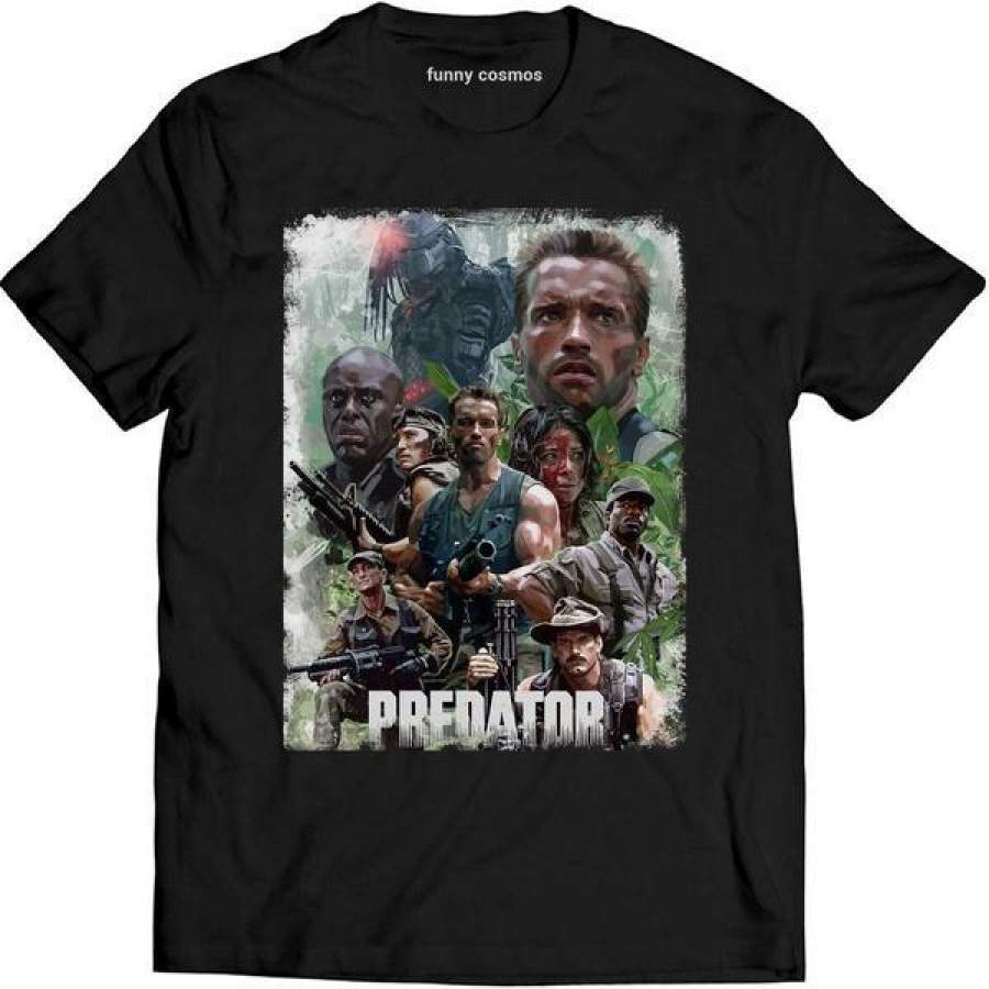 Predator Lovers Movie Poster Vintage T-Shirt