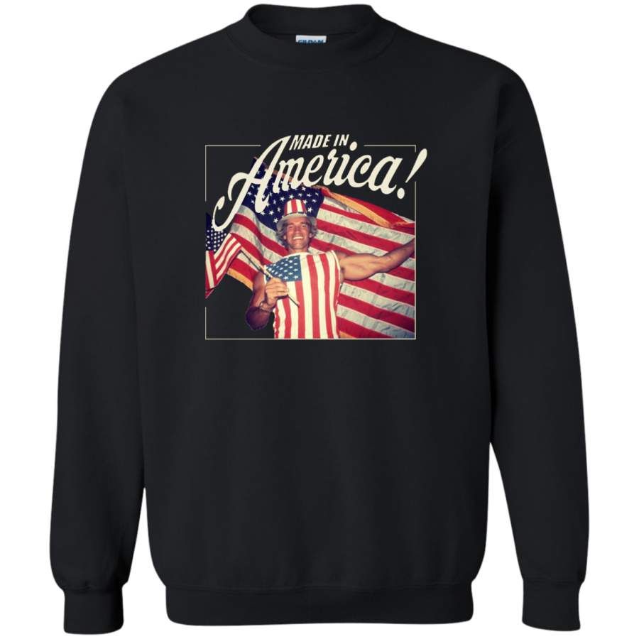 AGR Made In America – Arnold Schwarzenegger Crewneck Pullover Sweatshirt