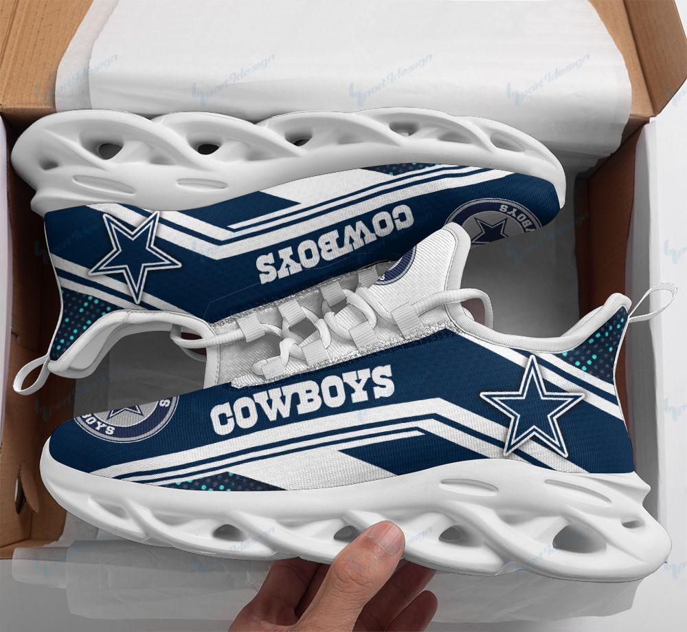 Dallas Cowboys Yezy Running Sneakers 427 - EcoSpringFarm