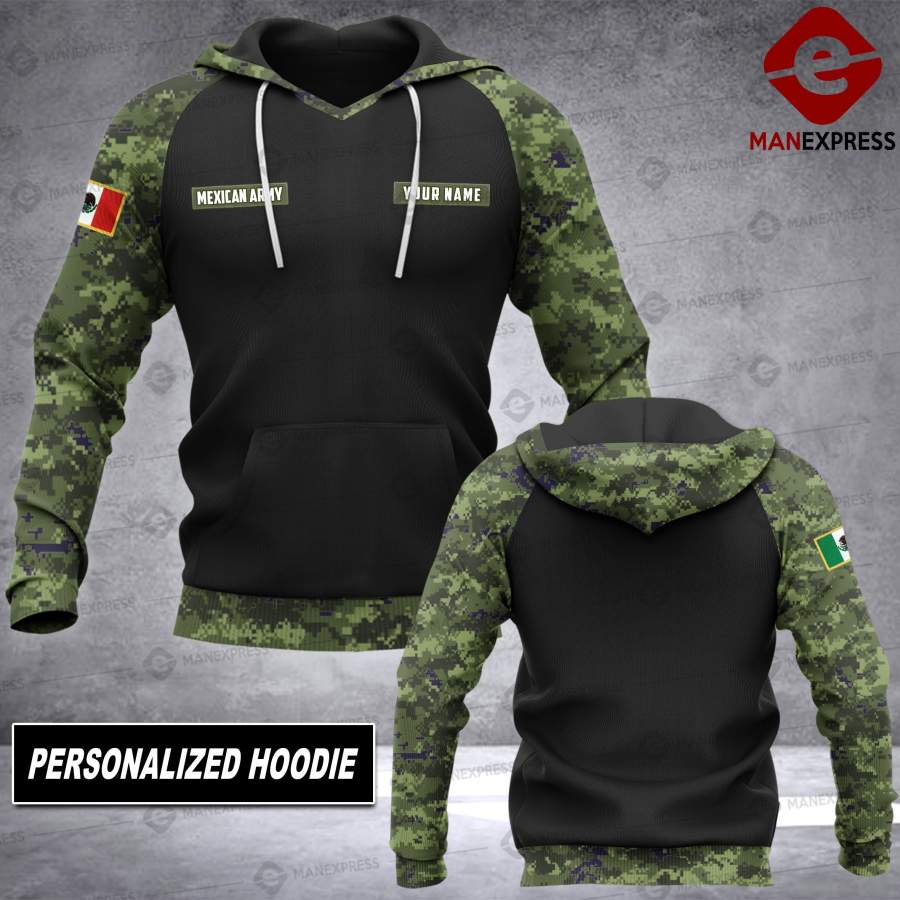 Vh Customized Mexican Army 0203 All-over Pullover Hoodie Print Unisex 556 Style