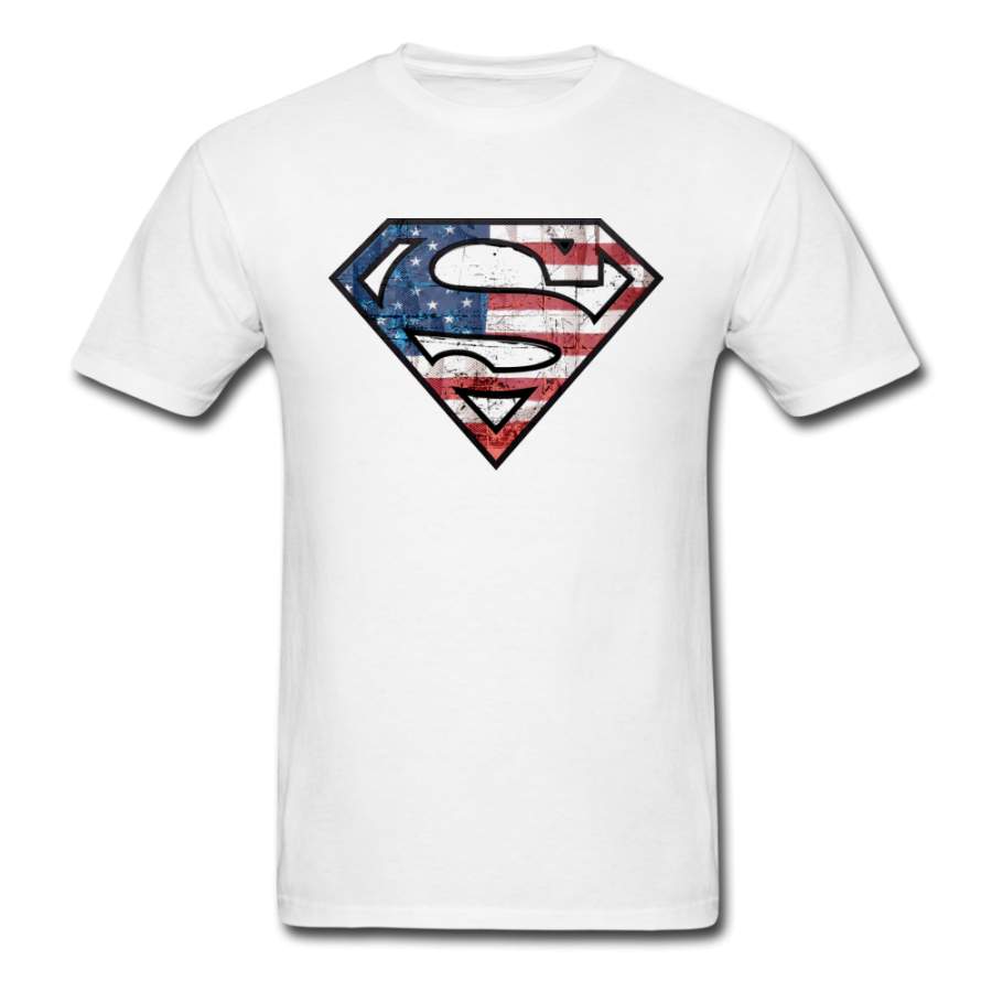 Superman American Logo Men’S T-Shirt