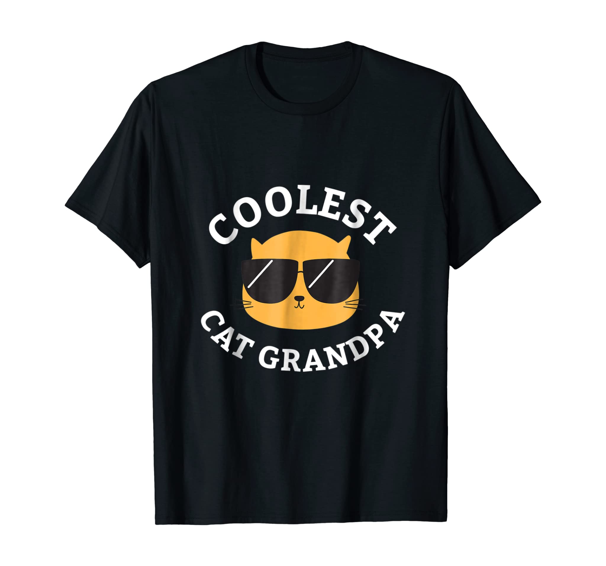 Mens Coolest Cat Grandpa Shirt Men’s